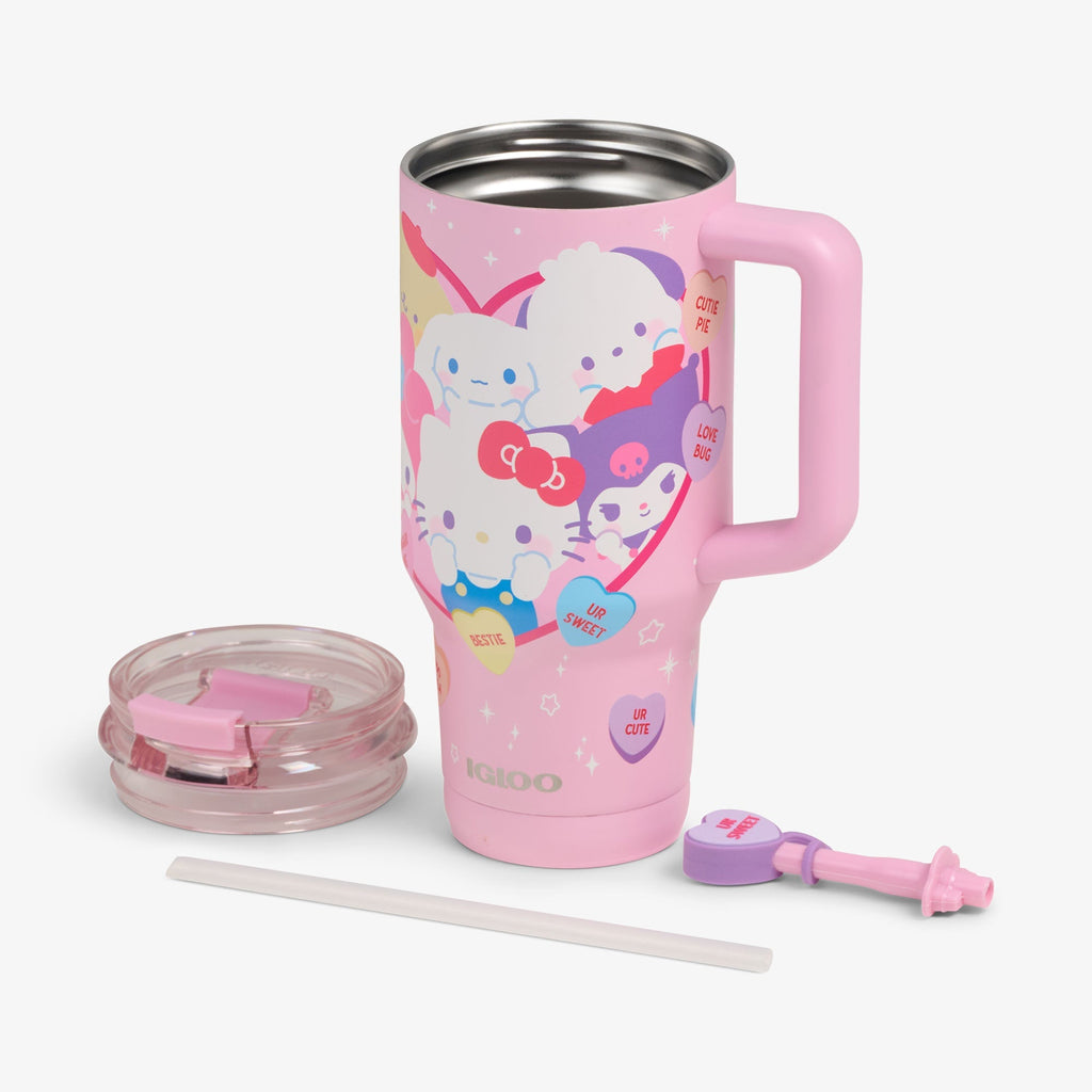 Hello Kitty® and Friends x Sweethearts® Candies 32 Oz Travel Mug