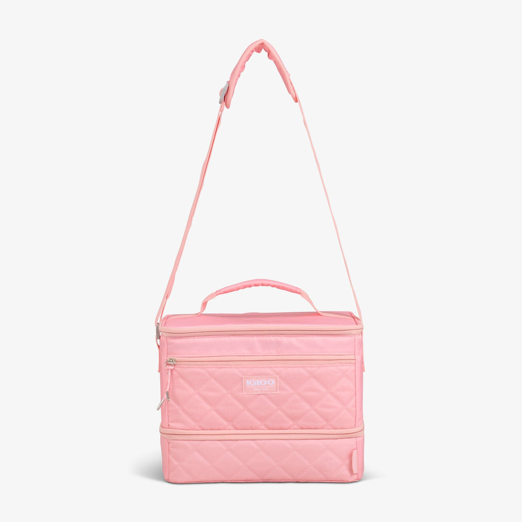 MaxCold DUO Dual Compartment Square Lunch Cooler