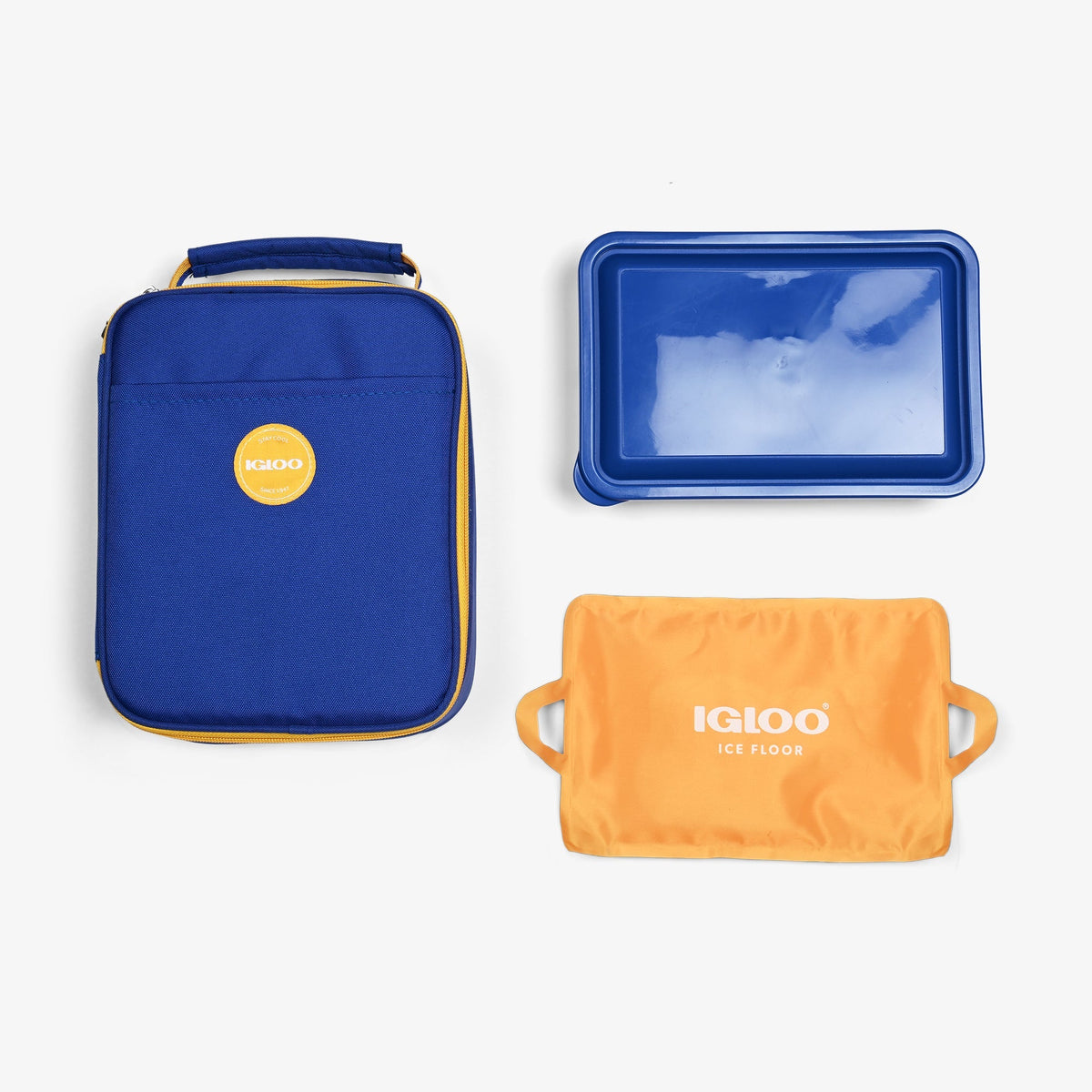 Kids Lunch Slim Cooler Bundle (Bento Box + Ice Floor)