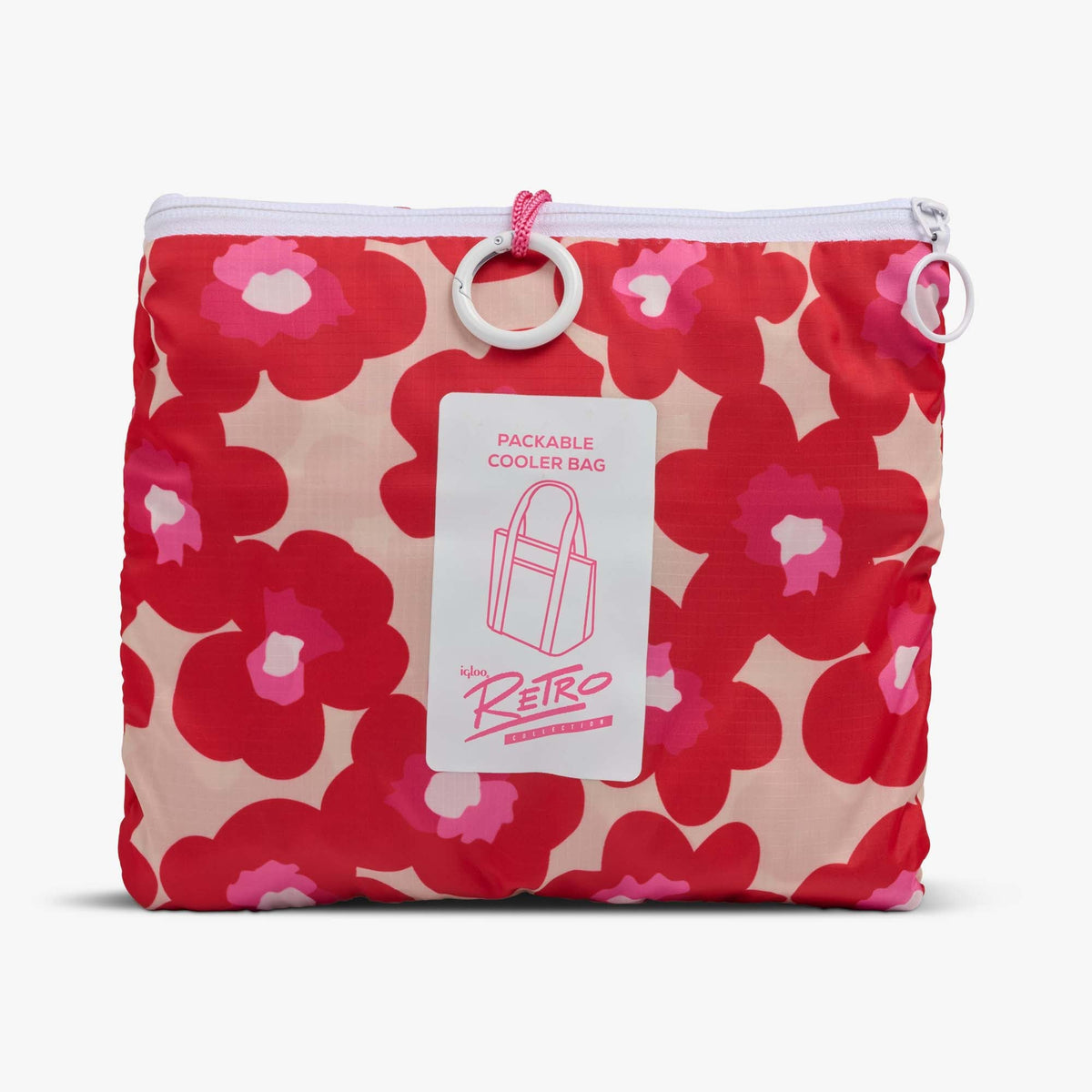 Retro Packable Puffer 20-Can Cooler Bag